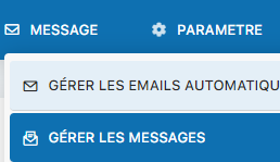 Menu MESSAGE
